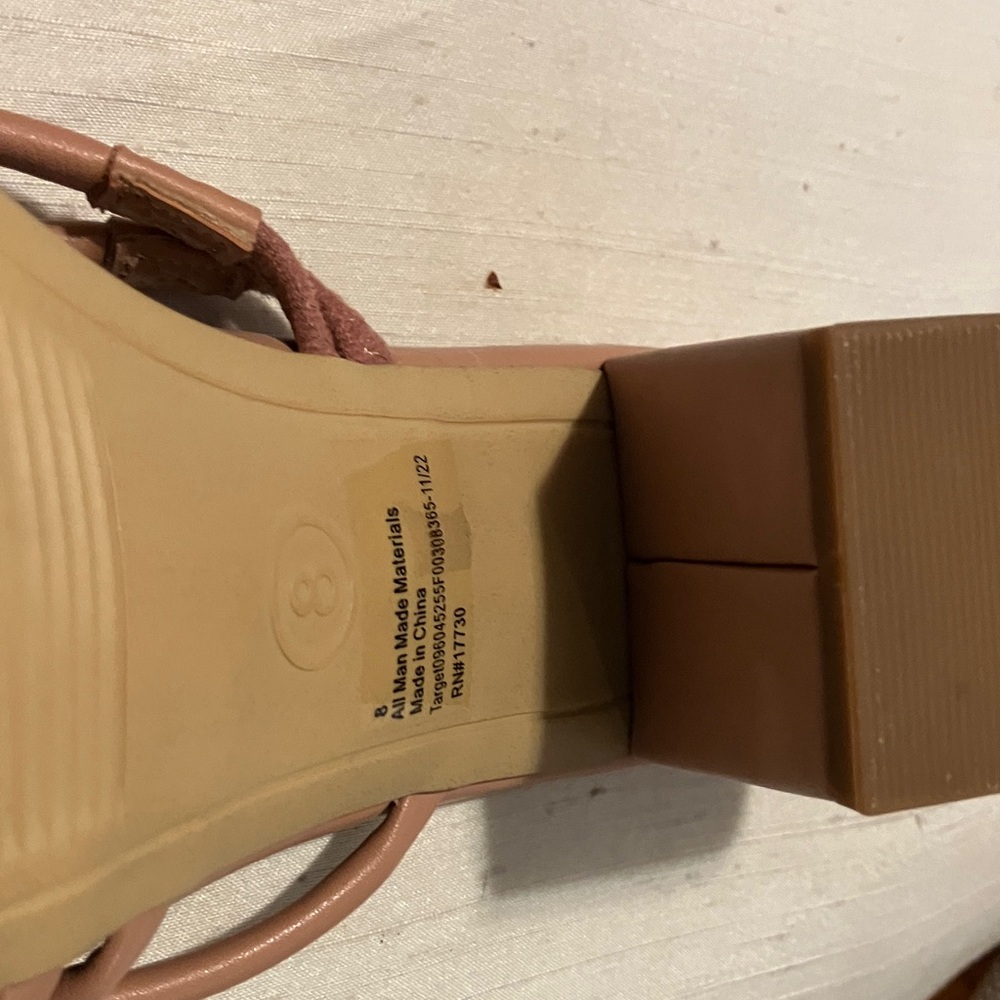 A New Day. Sz 8 , taupe -tan slip ons with sturdy 2.5” heel. Great color n goes - Picture 11 of 12